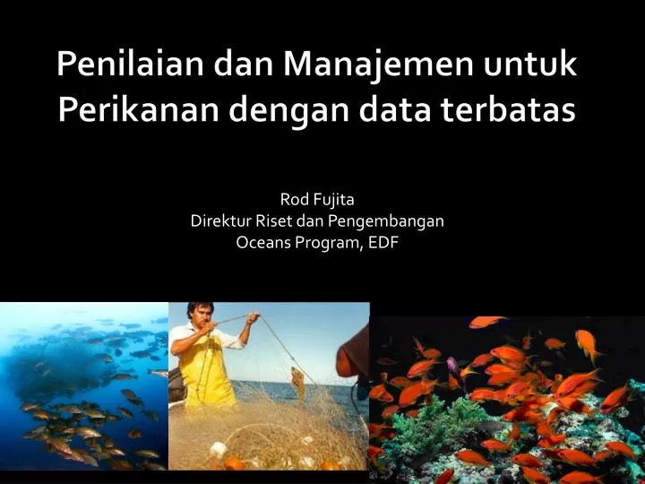 rod fujita direktur riset dan pengembangan oceans program edf