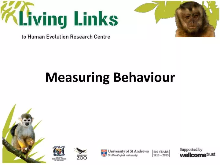 measuring behaviour