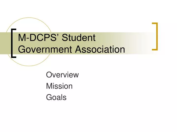 m dcps student government association