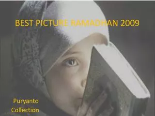 BEST PICTURE RAMADHAN 2009