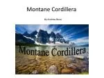 Montane Cordillera - slide 1