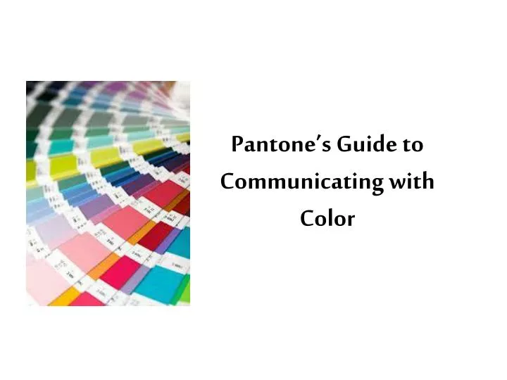 pantone s guide to communicating with color