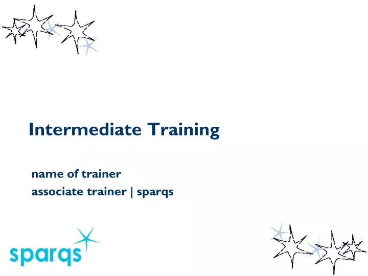 intermediate training