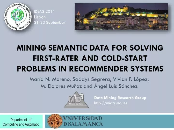 mining semantic data for solving first rater and cold start problems in recommender systems