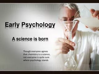 Early Psychology