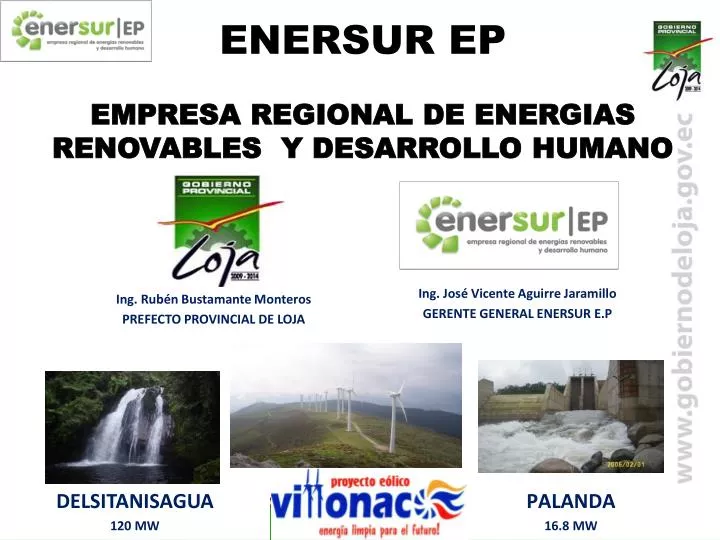 enersur ep empresa regional de energias renovables y desarrollo humano