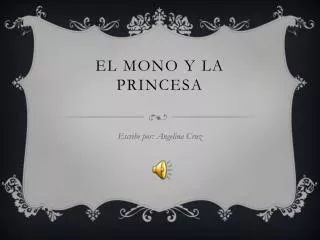 el mono y la princesa