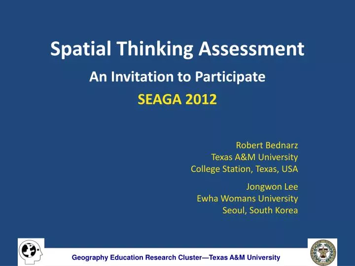 spatial thinking assessment