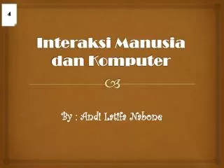 interaksi manusia dan komputer