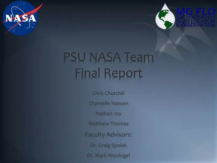psu nasa team final report