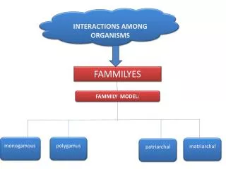 INTERACTIONS AMONG ORGANISMS