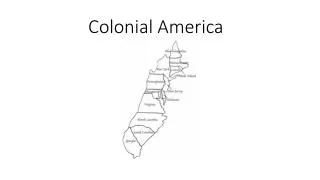 colonial america