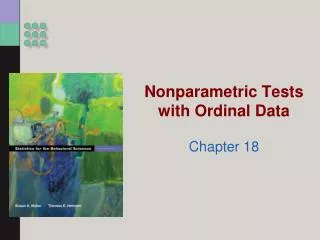 Nonparametric Tests with Ordinal Data