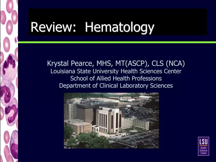 review hematology