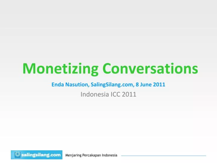 monetizing conversations