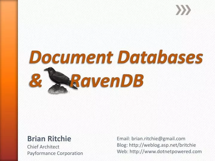 document databases ravendb