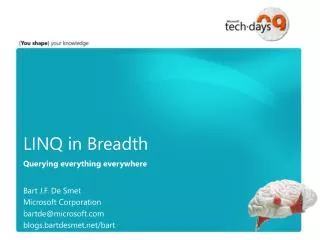 LINQ in Breadth