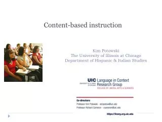 Content-based instruction