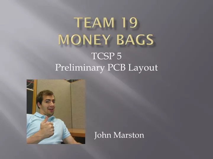 team 19 money bags