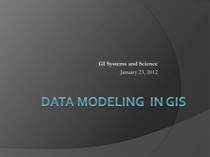 gi systems and science january 23 2012