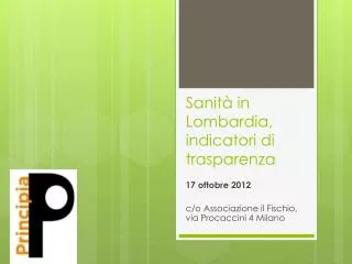 sanit in lombardia indicatori di trasparenza