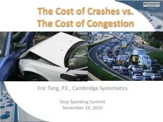 The Cost of Crashes vs. The Cost of Congestion
