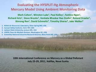 Evaluating the HYSPLIT-Hg Atmospheric Mercury Model Using Ambient Monitoring Data