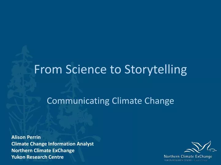 from science to storytelling