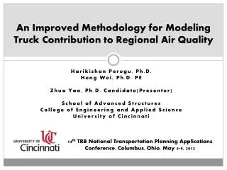 An Improved Methodology for Modeling Truck Contribution to Regional Air Quality