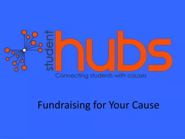 fundraising for your cause
