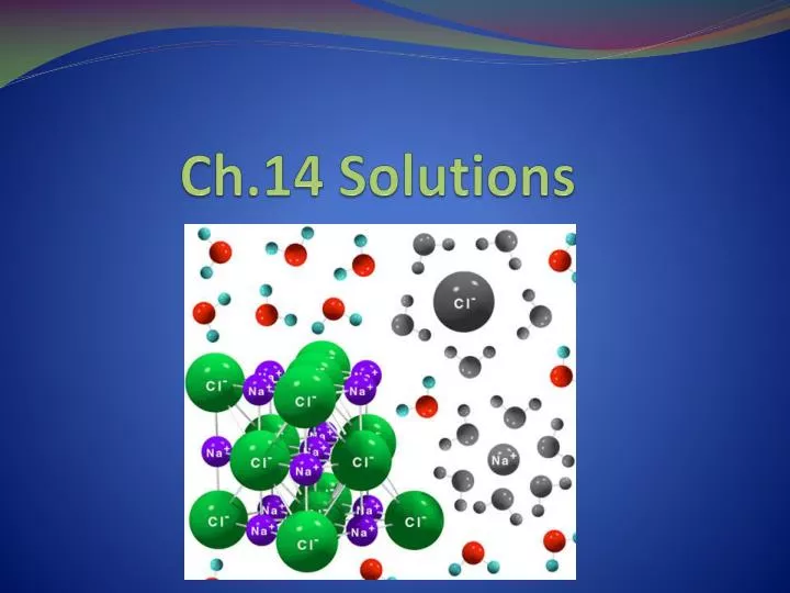 ch 14 solutions