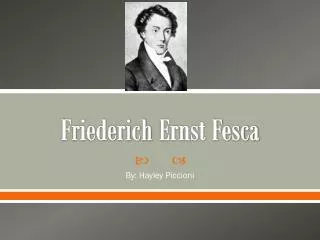 Friederich Ernst Fesca