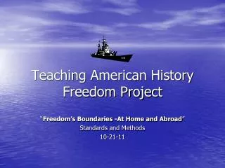 Teaching American History Freedom Project