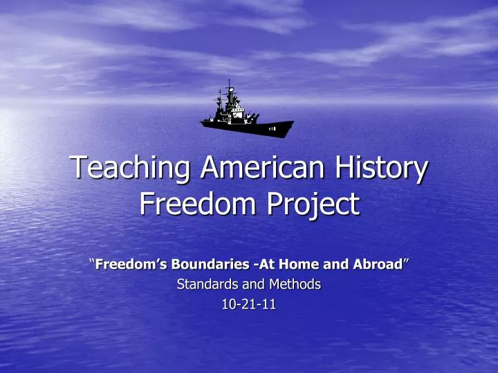 teaching american history freedom project