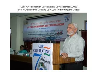 csir70foundationday2012