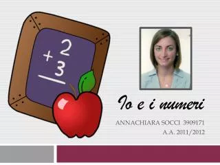 io e i numeri