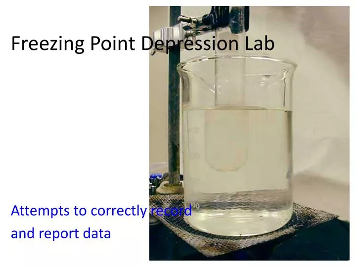 freezing point depression lab