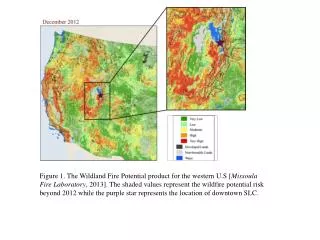 Figure 11. The same maps as in Fig. 8 but for the 2012 western U.S. wildfire season.