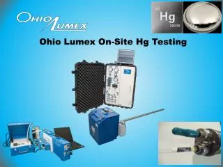 Ohio Lumex On-Site Hg Testing
