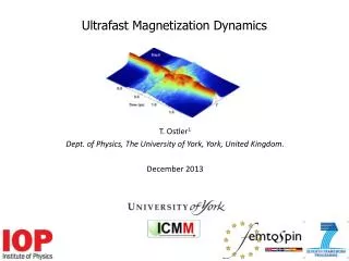Ultrafast Magnetization Dynamics