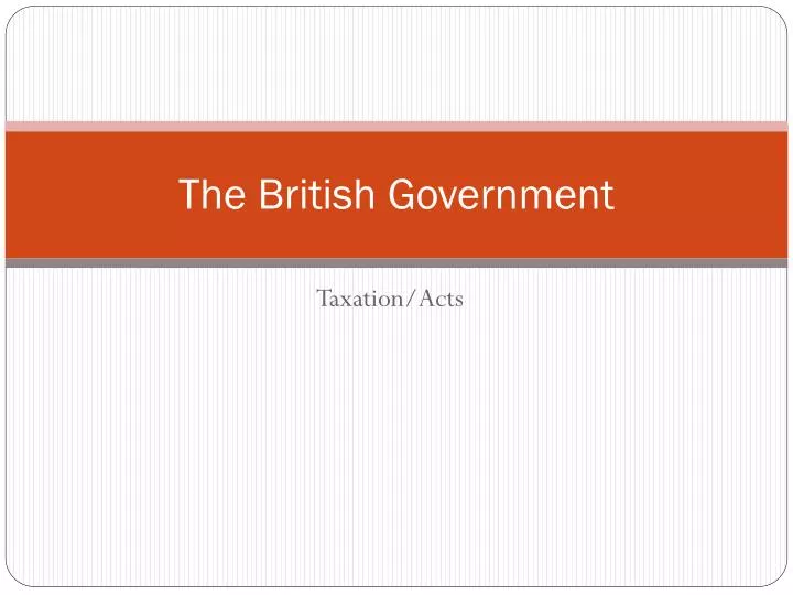 the british government