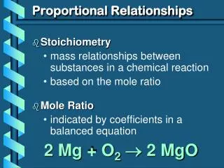 proportional relationships