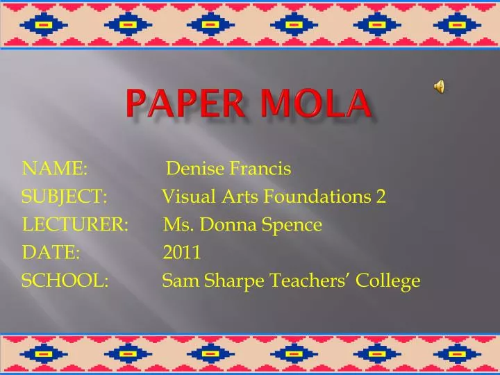 paper mola