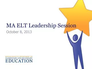 MA ELT Leadership Session