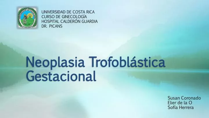 neoplasia trofobl stica gestacional