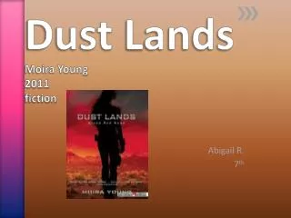 Dust L ands Moira Young 2011 fiction