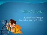 Gene Concept - slide 1