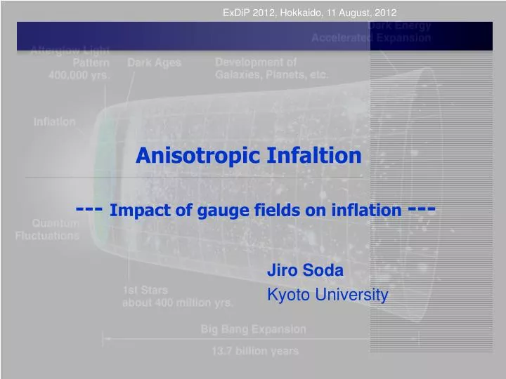 anisotropic infaltion impact of gauge fields on inflation
