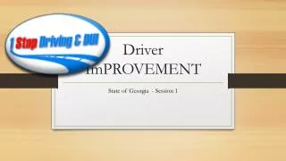 Driver ImPROVEMENT
