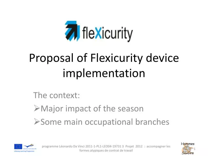 proposal of flexicurity device implementation